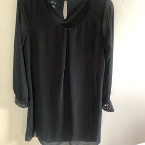 Black Long-Sleeve Dress